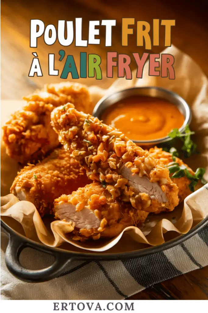 Poulet Frit Sans Huile au Air Fryer : Croustillant et Savoureux, Sans Culpabilité !