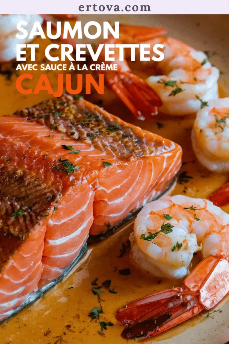 Saumon et Crevettes à la Crème Cajun – Recette Gourmet