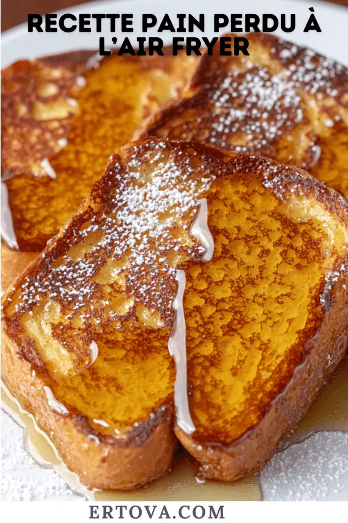 Pain Perdu à l’Air Fryer : Un Classique Revisité pour un Réveil Gourmand