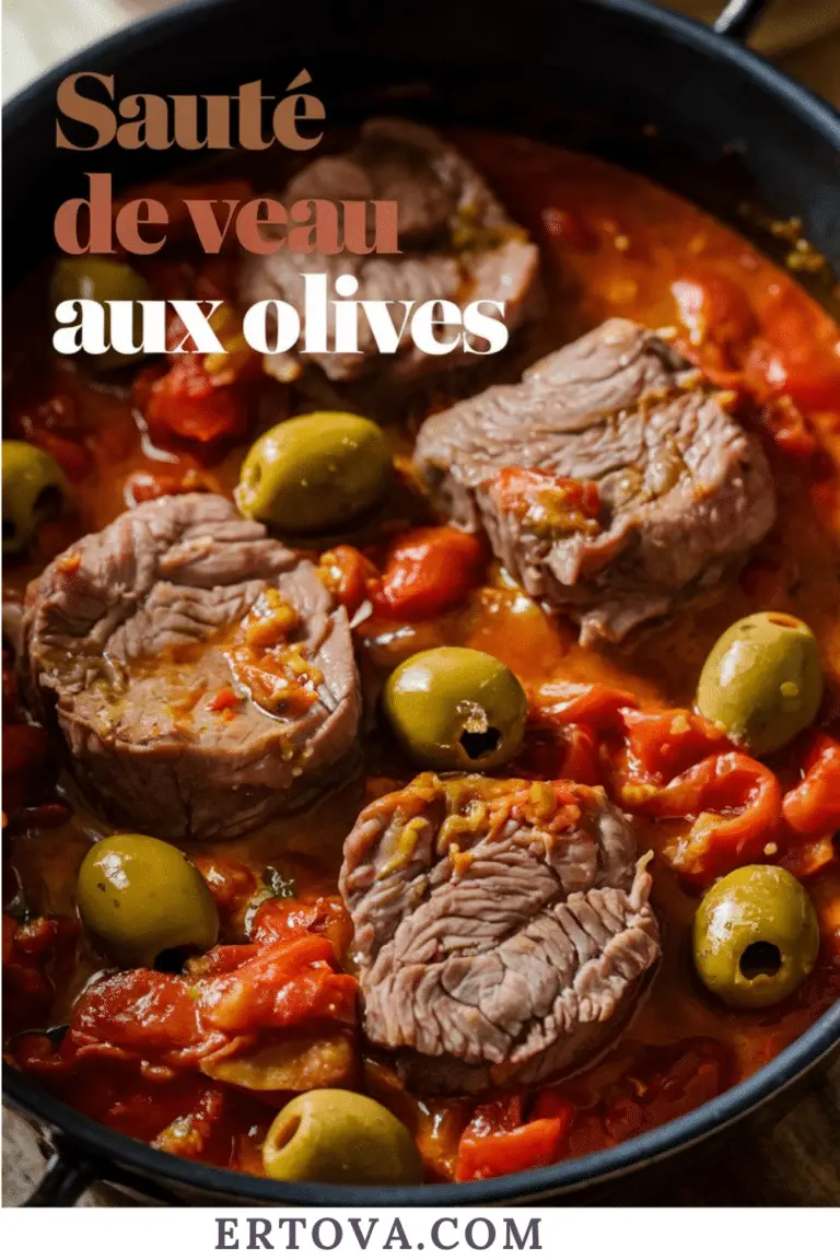 Recette Sauté de veau aux olives maison