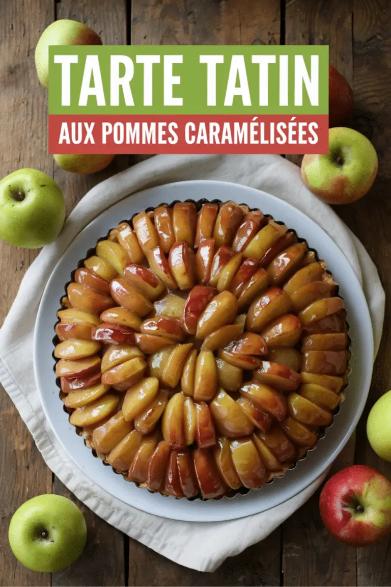 Tarte Tatin aux Pommes Caramélisées : Un Classique Renversant de Gourmandise