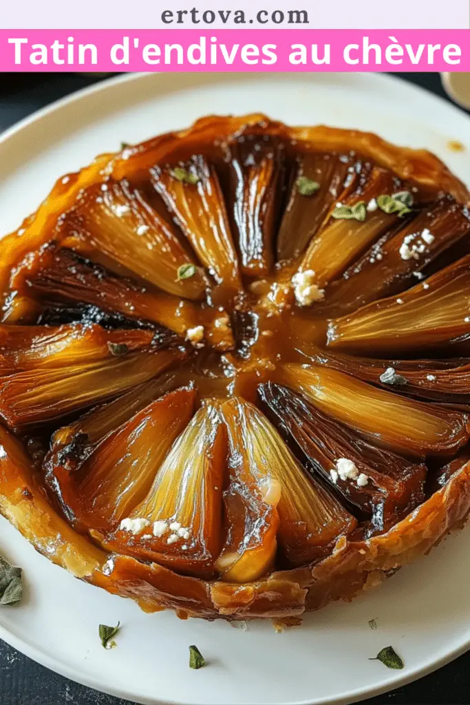 Tatin d’Endives au Chèvre : Une Recette Sucrée-Salée, Simple et Raffinée