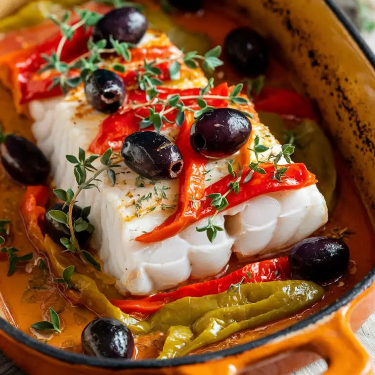 Cabillaud aux Poivrons, Comme au Pays Basque : Une Recette Simple et Ensoleillée