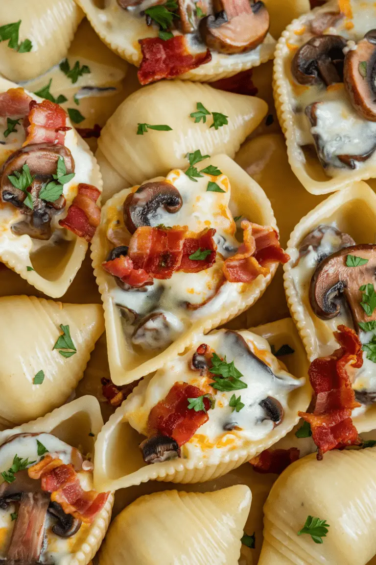 Conchiglioni Gourmands au Lard et Reblochon