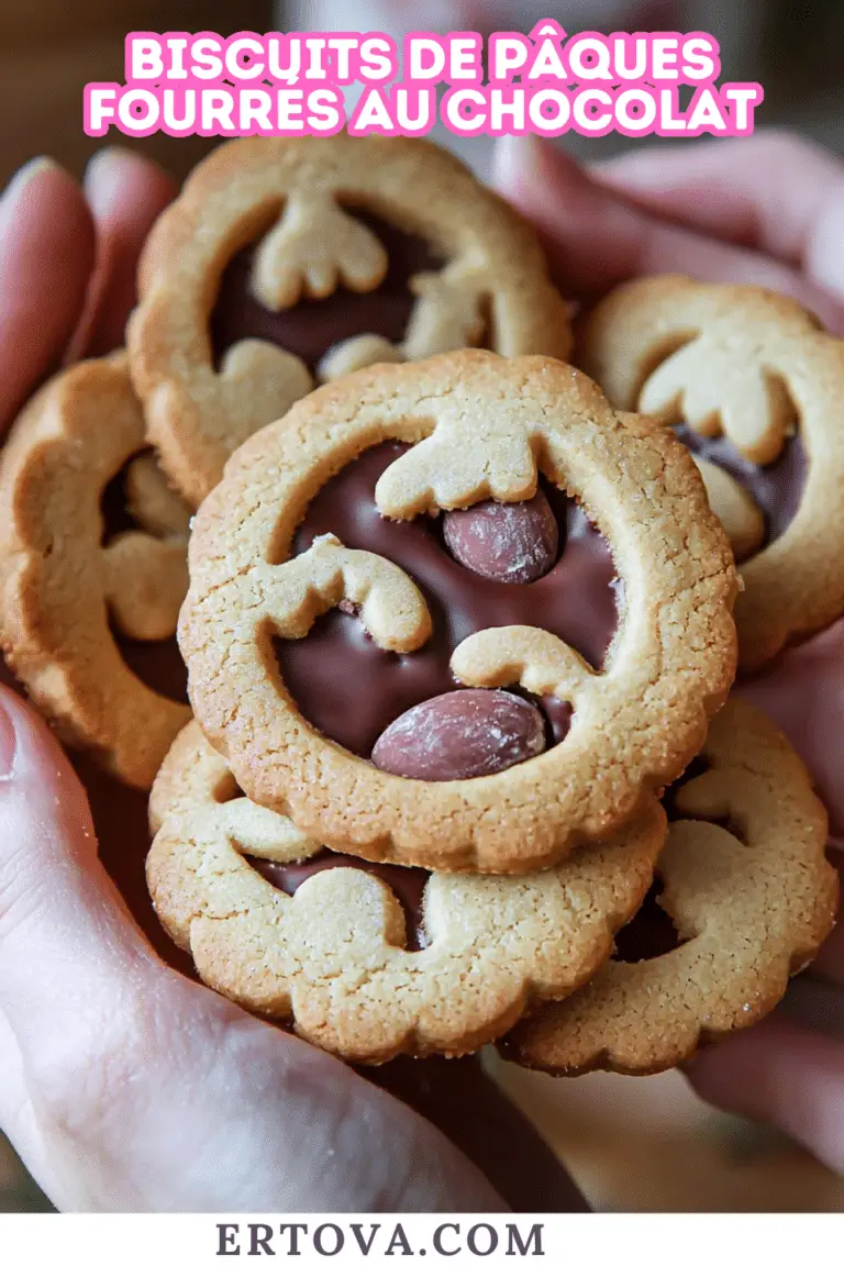 Biscuits de Pâques Fourrés au Chocolat : Une Gourmandise Festive