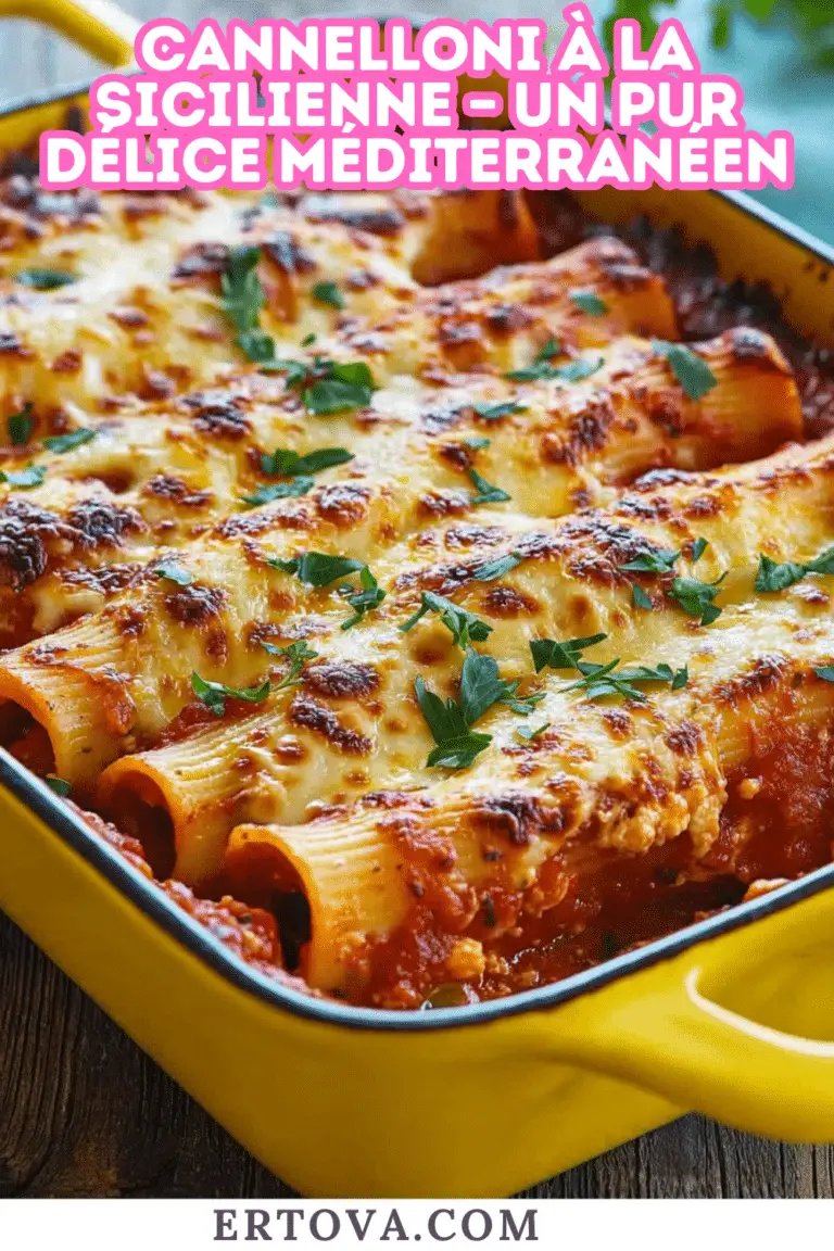 Cannelloni à la Sicilienne : Un Voyage Culinaire en Méditerranée