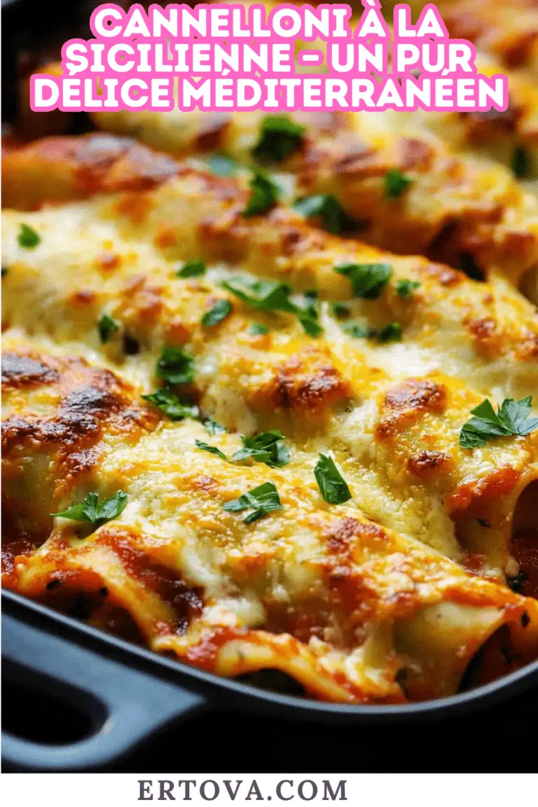 Cannelloni à la Sicilienne : Un Pur Délice Méditerranéen