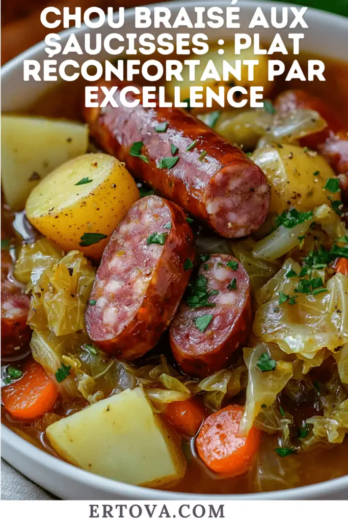 Chou Braisé aux Saucisses : Plat Réconfortant par Excellence