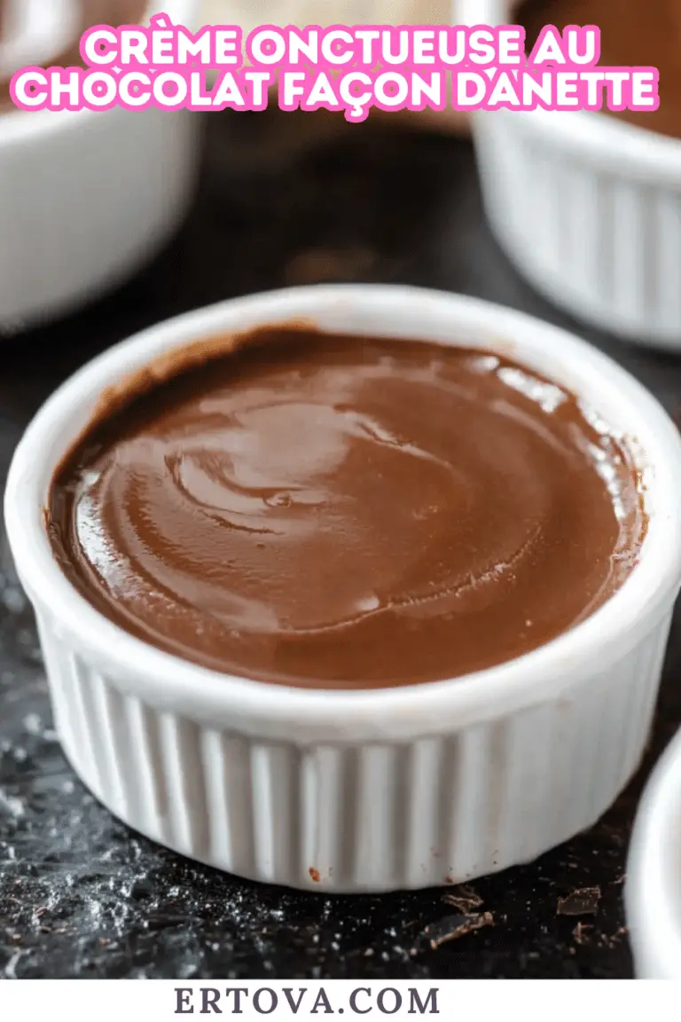 Crème Onctueuse au Chocolat Façon Danette : Un Délice Maison Irrésistible, Facile et Rapide !