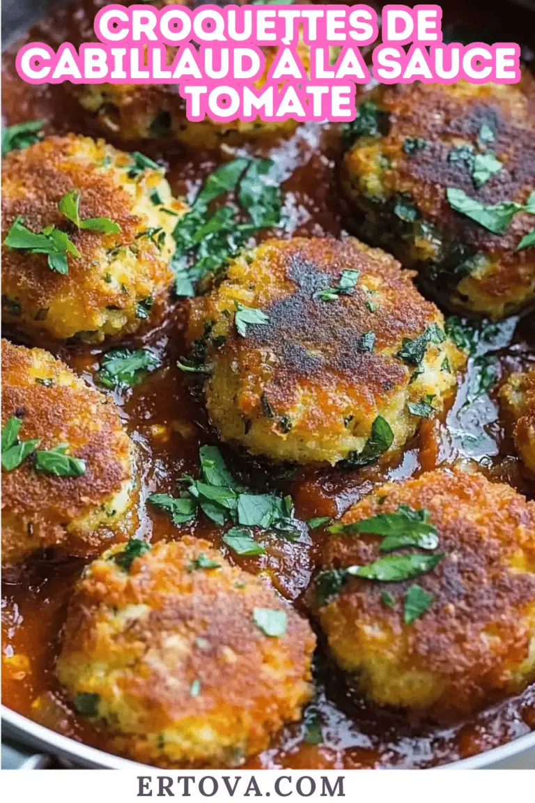 Croquettes de Cabillaud à la Sauce Tomate : Un Délice Méditerranéen