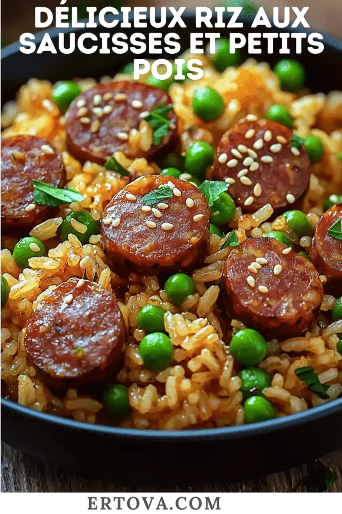 Délicieux Riz aux Saucisses et Petits Pois : Une Recette Réconfortante et Savoureuse