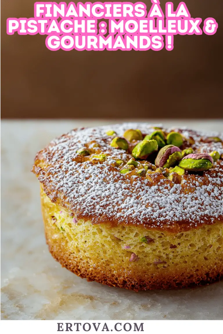 Financiers à la Pistache : Moelleux & Gourmands !