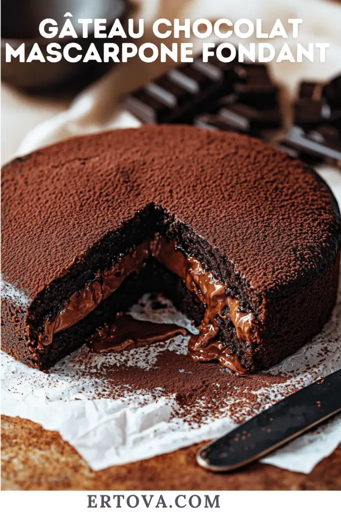Gâteau Chocolat Mascarpone Fondant : Un Délice Intense et Onctueux