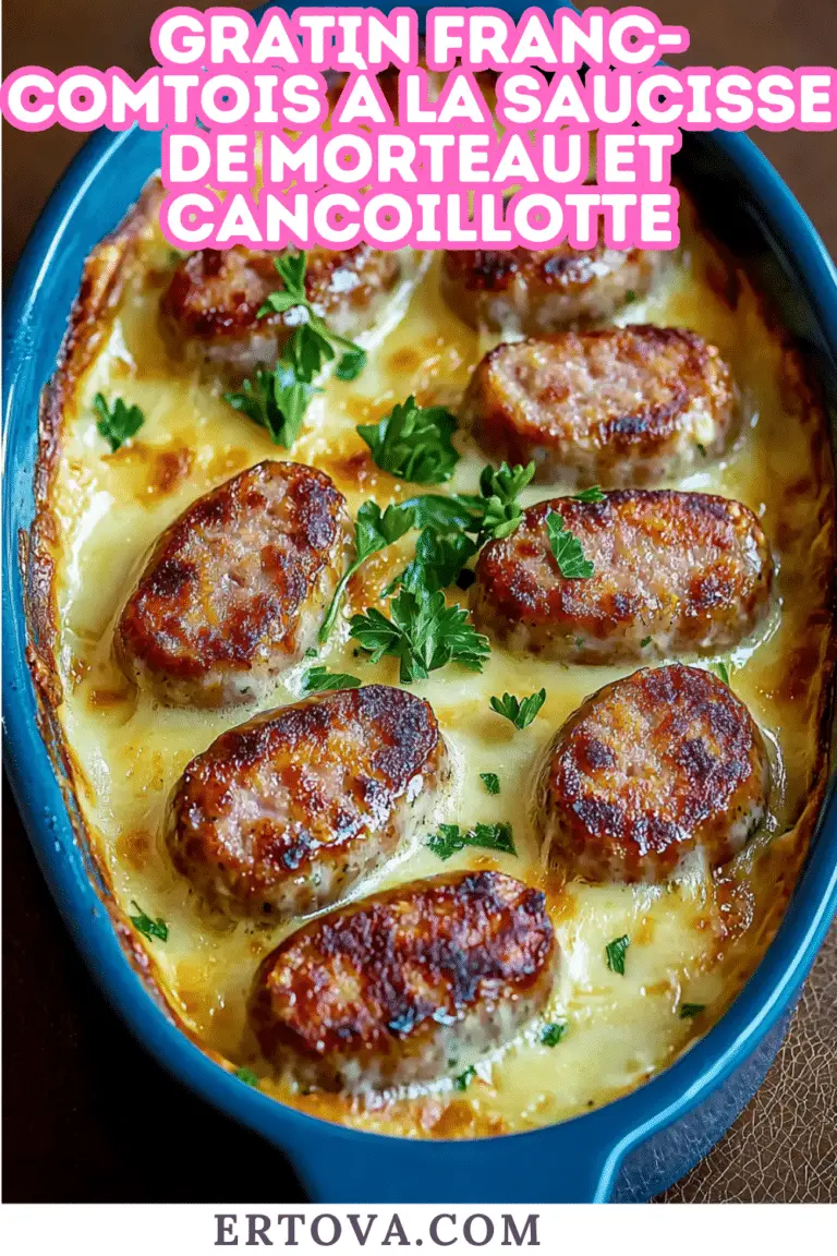 Gratin Franc-Comtois à la Saucisse de Morteau et Cancoillotte : Un Voyage Gourmand en Franche-Comté