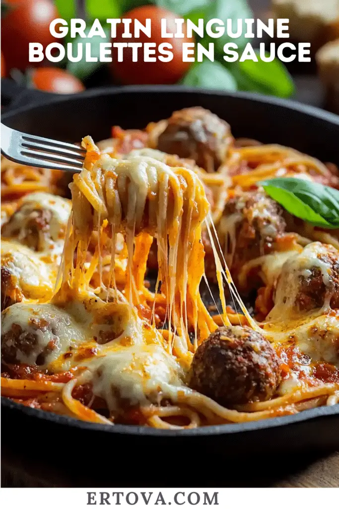 Gratin de Linguine aux Boulettes en Sauce : Un Voyage en Italie !