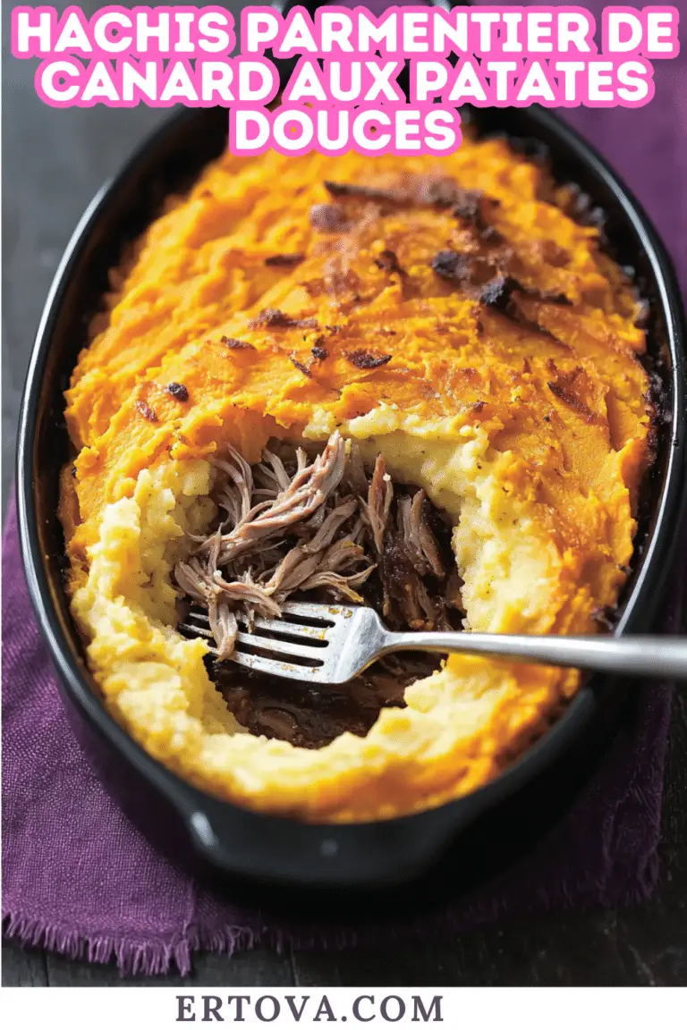 Hachis Parmentier de Canard aux Patates Douces : Un Classique Revisité