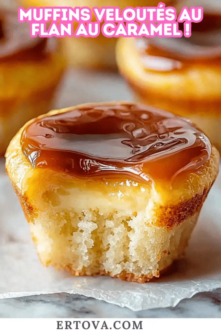Muffins Veloutés au Flan au Caramel : L’Union Parfaite du Moelleux et du Croquant