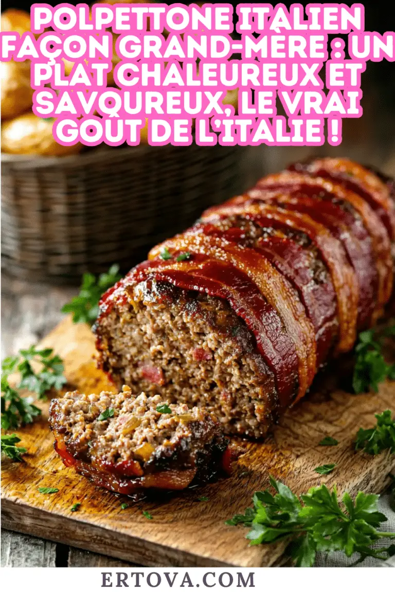 Polpettone Italien Façon Grand-Mère : Un Plat Chaleureux et Savoureux