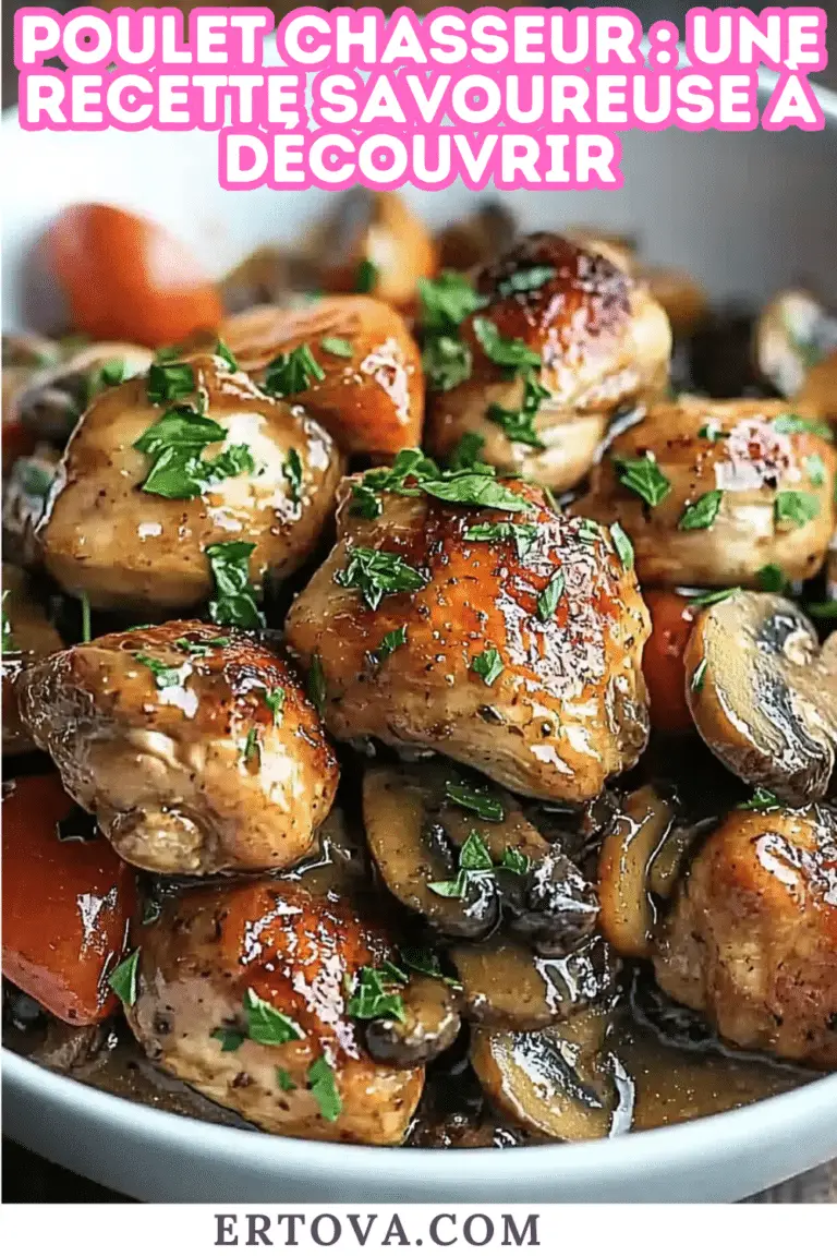 Poulet Chasseur : Une Recette Savoureuse à Découvrir