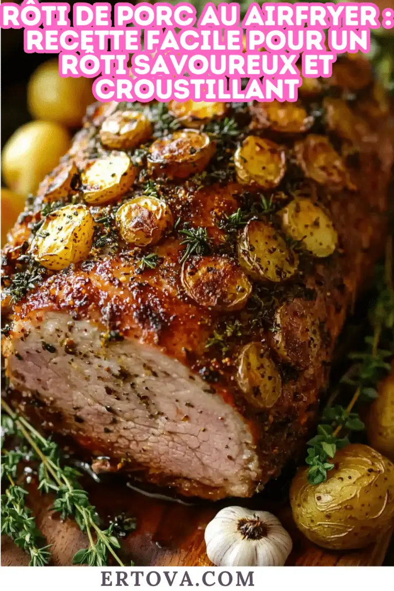 Rôti de Porc au Airfryer : Recette Facile pour un Rôti Savoureux et Croustillant