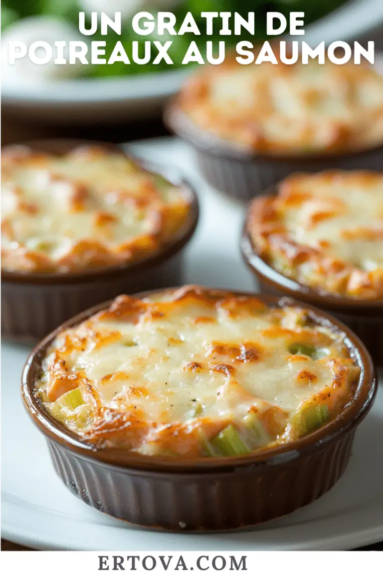 Gratin de Poireaux au Saumon : Une Alliance Fine et Savoureuse