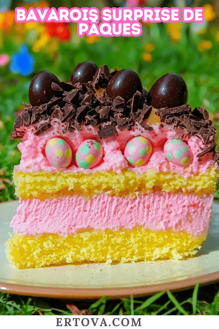 Bavarois surprise de Pâques