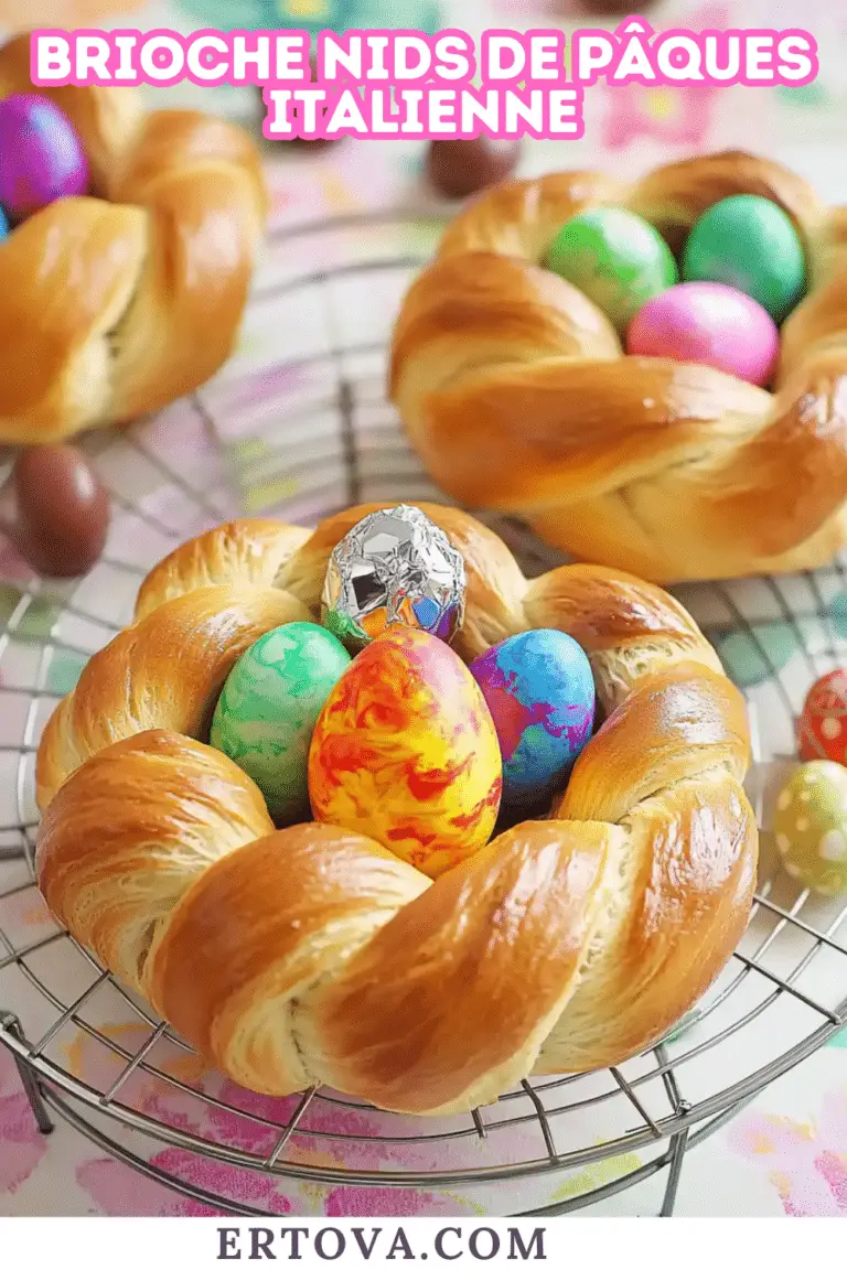 Brioche nids de Pâques italienne