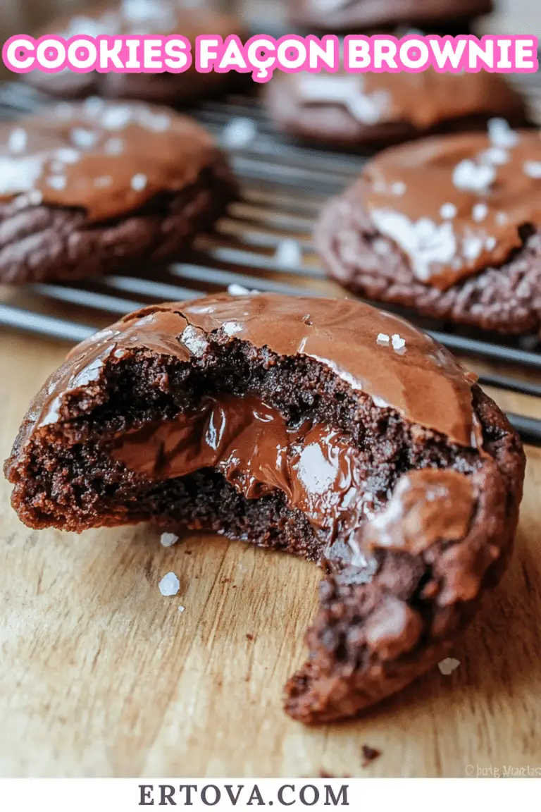 Cookies façon brownie