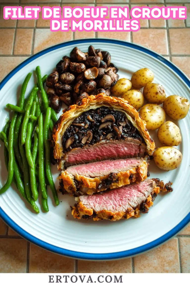 Filet de Bœuf en Croûte de Morilles : Un Festin Raffiné et Inoubliable !