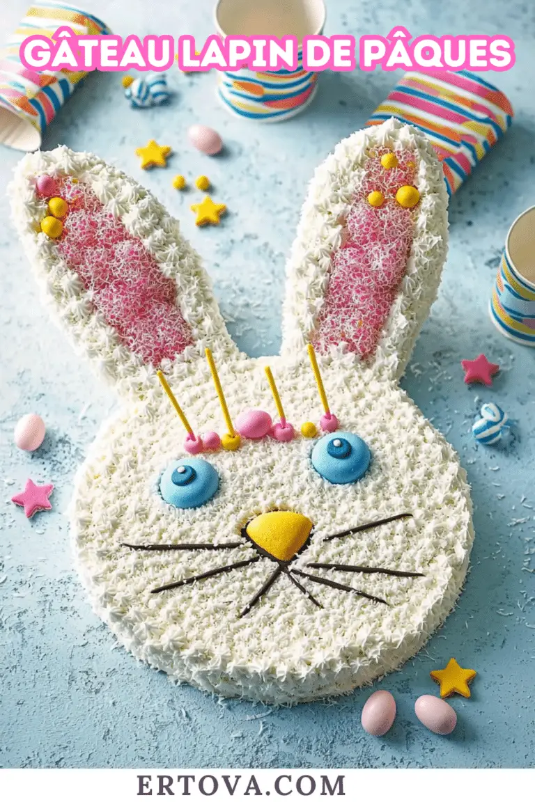 Gâteau lapin de Pâques