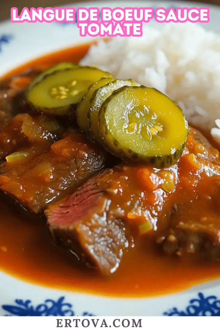 Langue de boeuf sauce tomate 