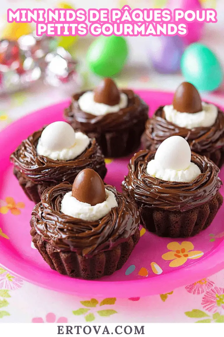 Mini nids de pâques pour petits gourmands