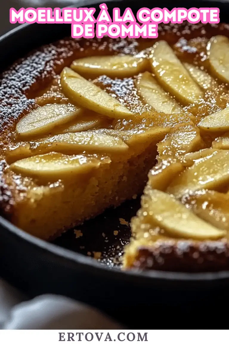 Moelleux à la Compote de Pomme