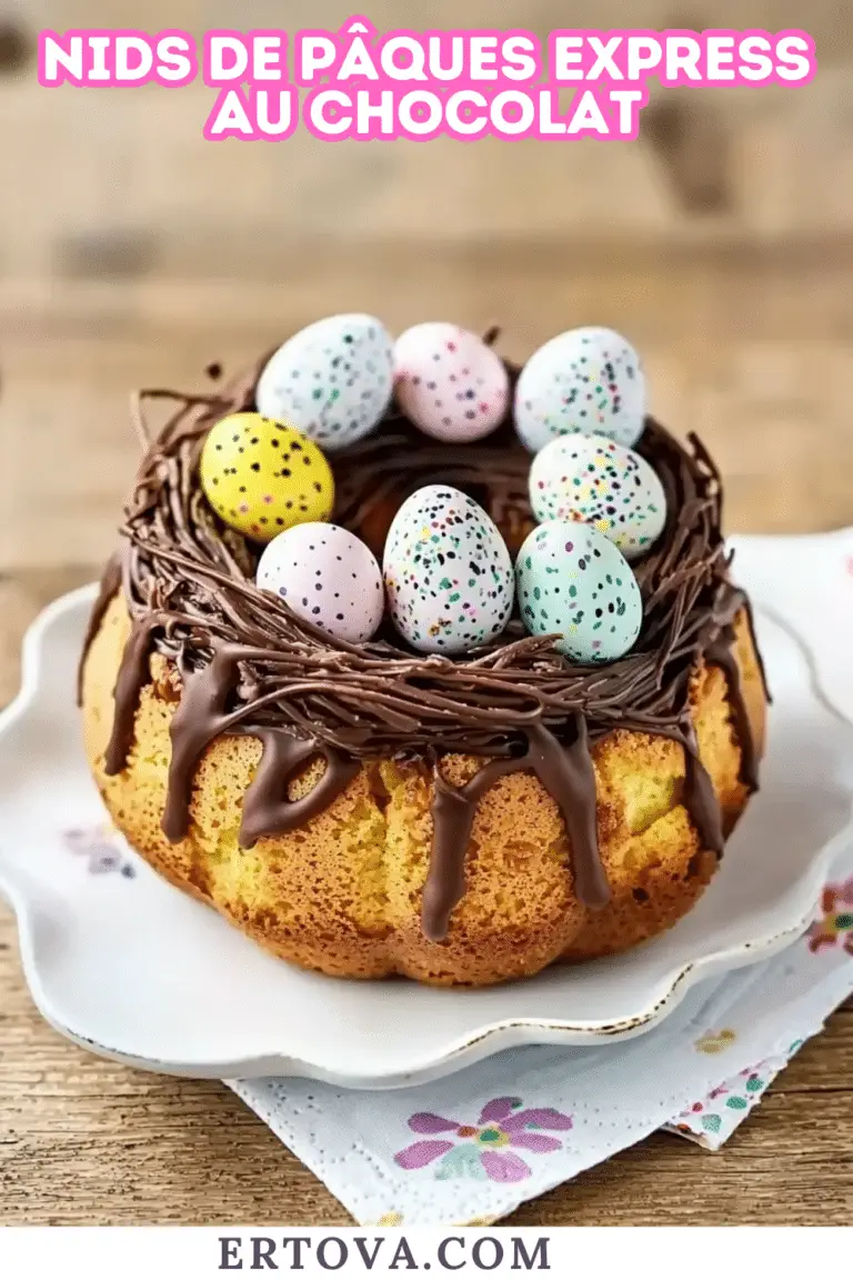 Nids de Pâques express au chocolat