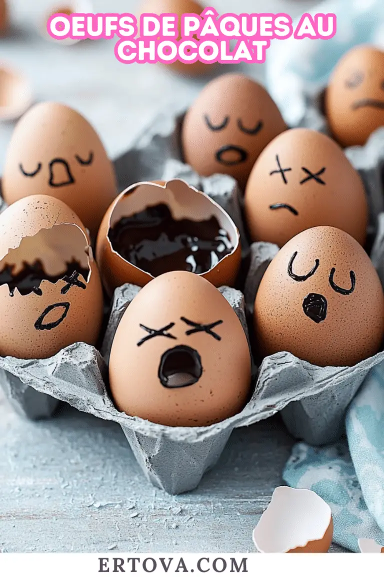 Oeufs de Pâques au chocolat