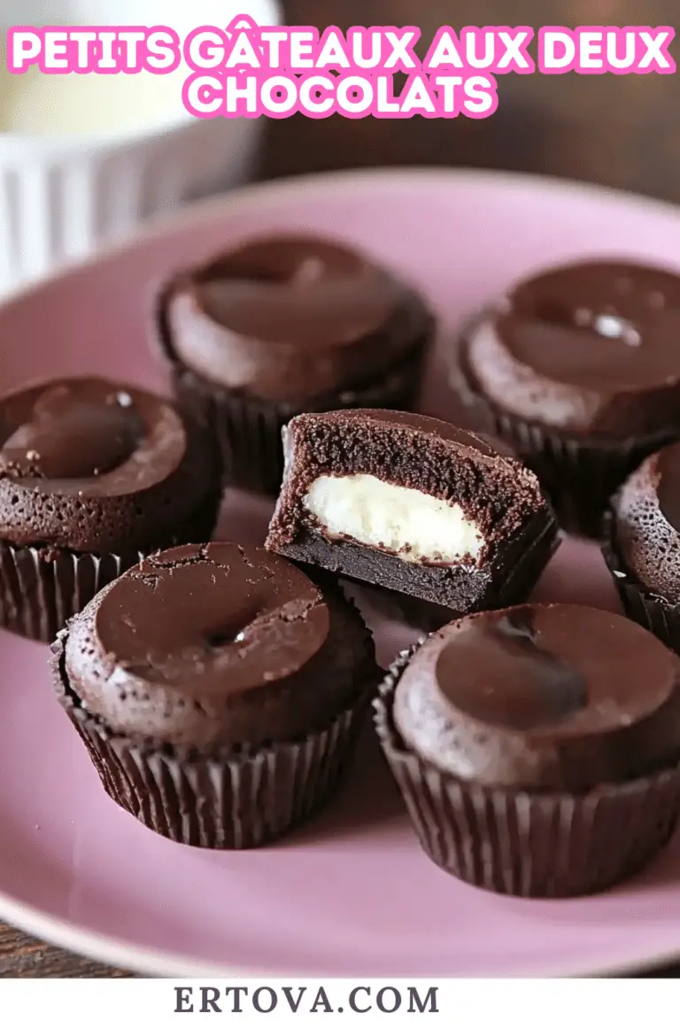 Petits gâteaux aux deux chocolats