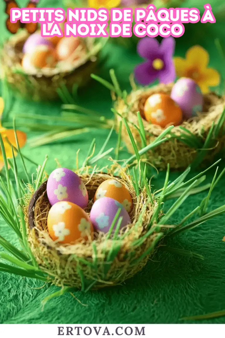 Petits nids de Pâques à la noix de coco
