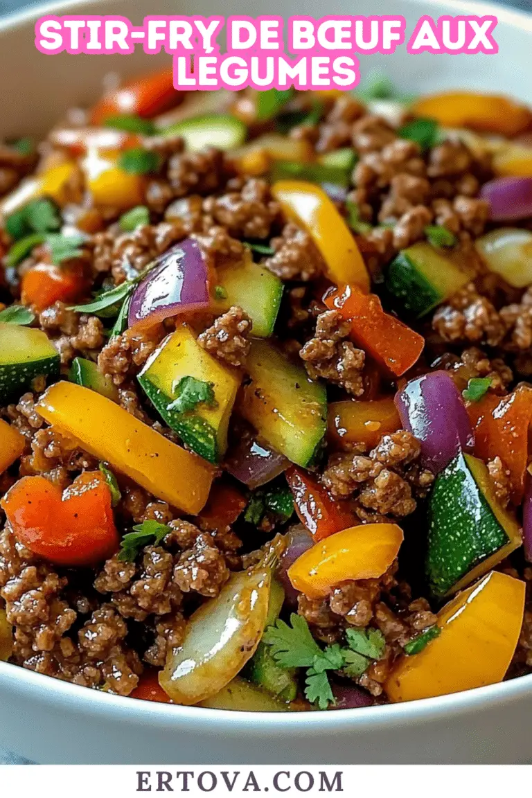 Stir-Fry de Bœuf aux Légumes