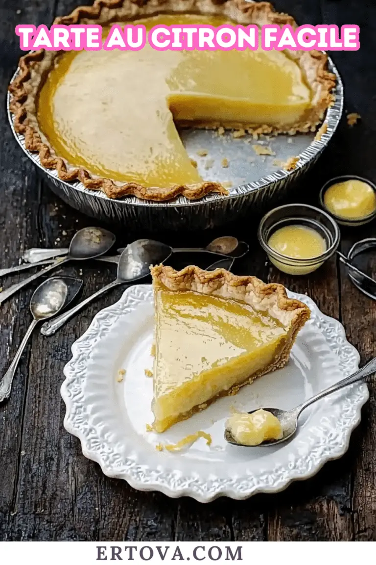 Tarte au citron facile