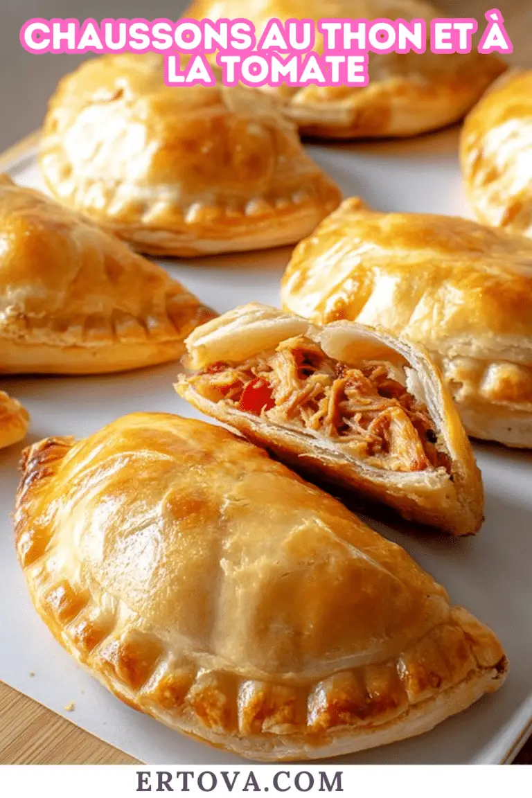 Chaussons au thon et à la tomate