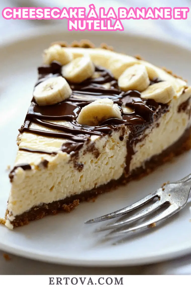 Cheesecake à la Banane et Nutella