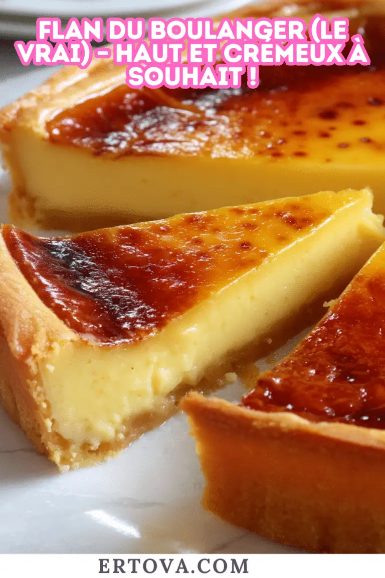 Flan du Boulanger (le Vrai) – Haut et Crémeux à Souhait !