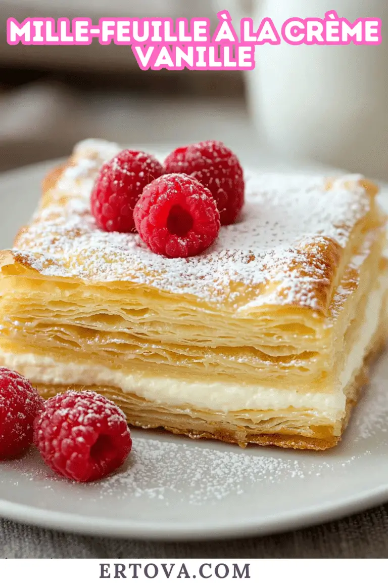 Mille-Feuille à la Crème Vanille