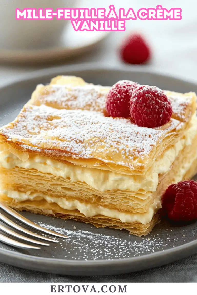 Mille-Feuille à la Crème Vanille