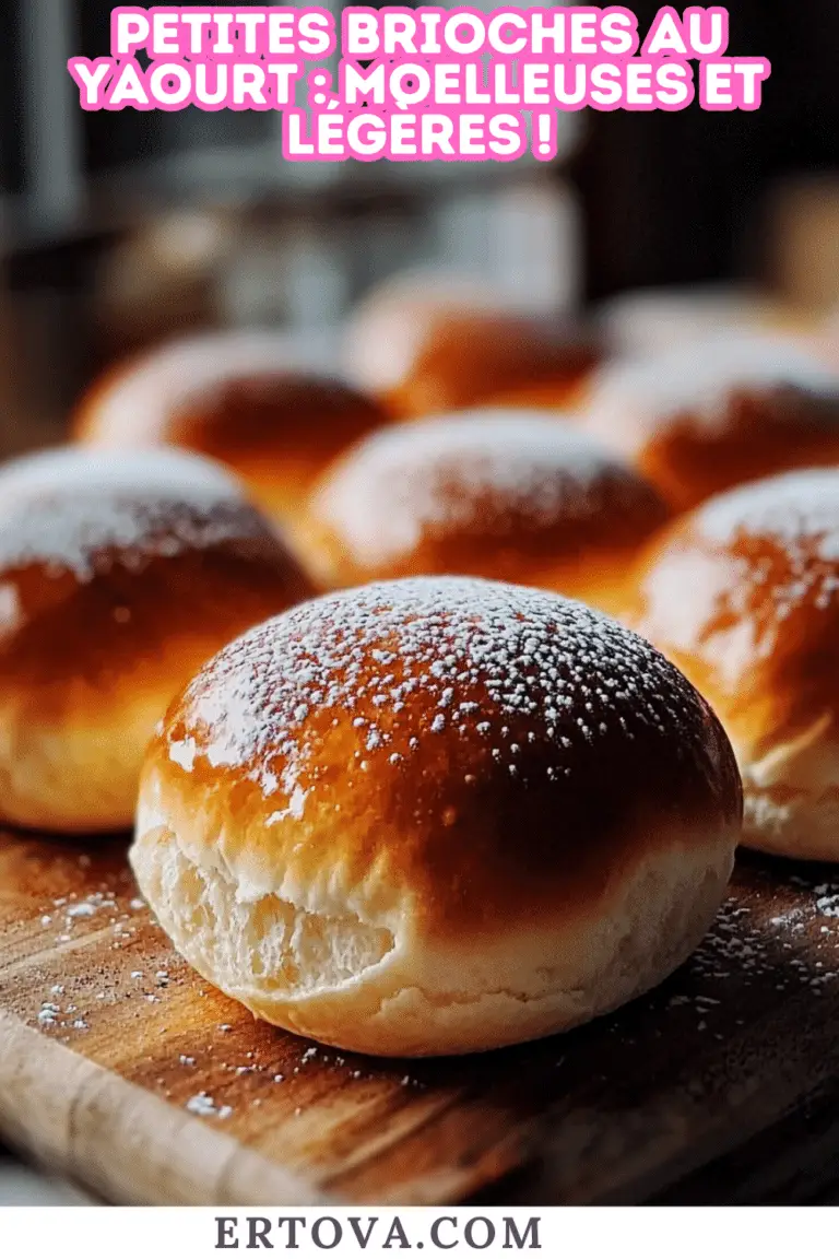 Petites Brioches au Yaourt : Moelleuses et Légères !