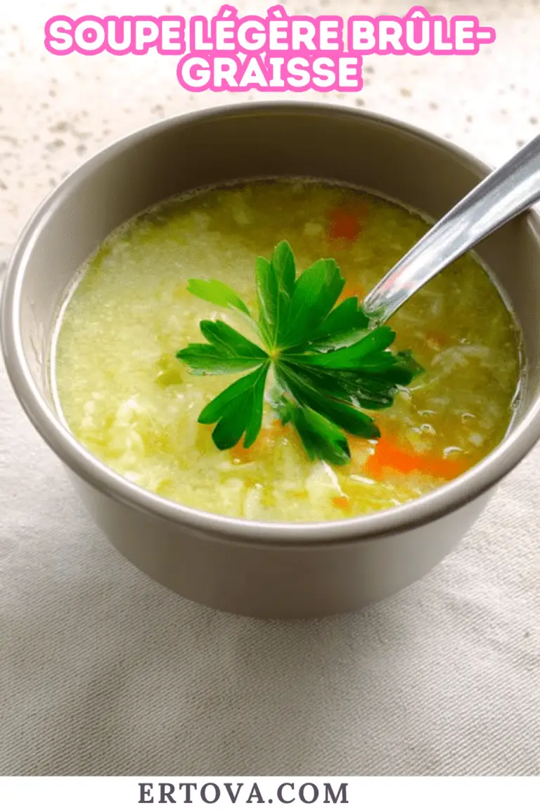 Soupe Légère Brûle-Graisse