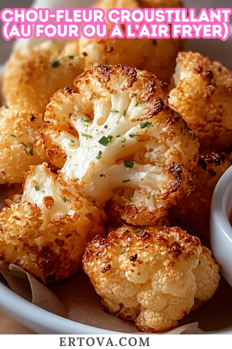 Chou-Fleur Croustillant (au four ou à l’air fryer)