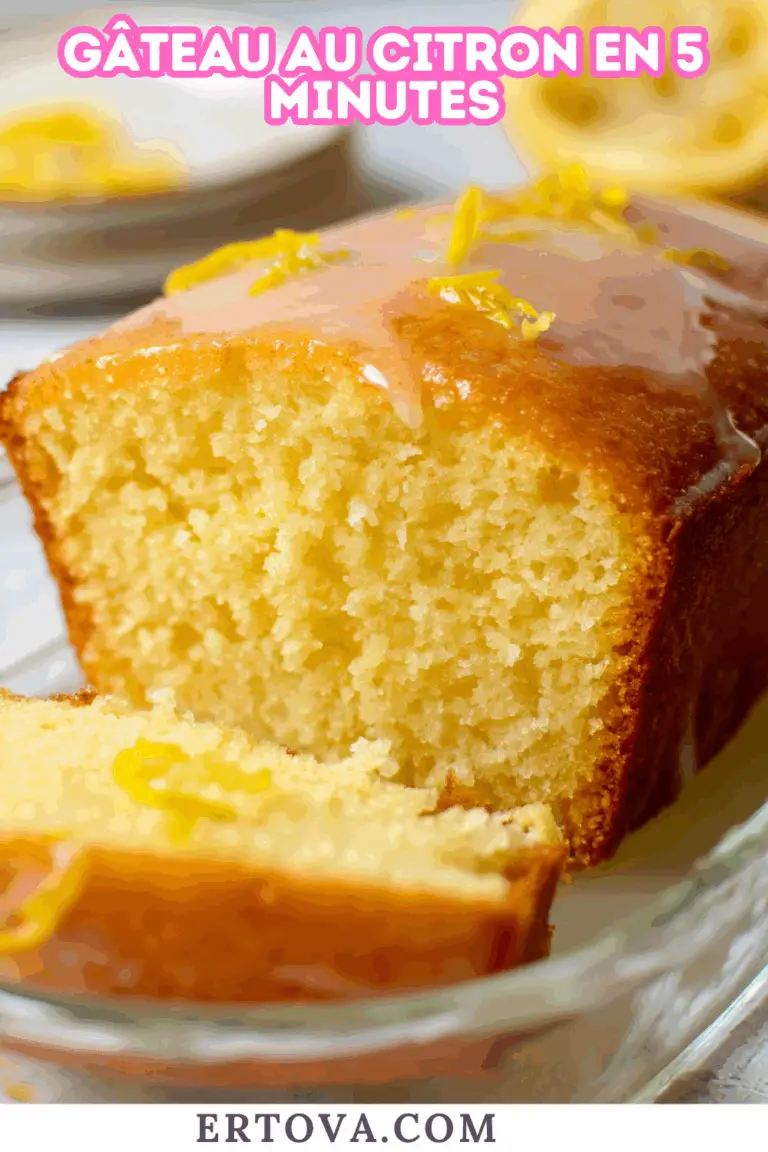 Gâteau au Citron en 5 Minutes
