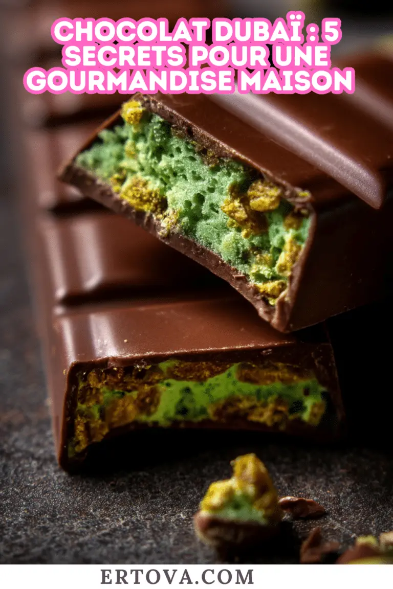 Chocolat Dubaï : 5 Secrets pour une Gourmandise Maison Éblouissante