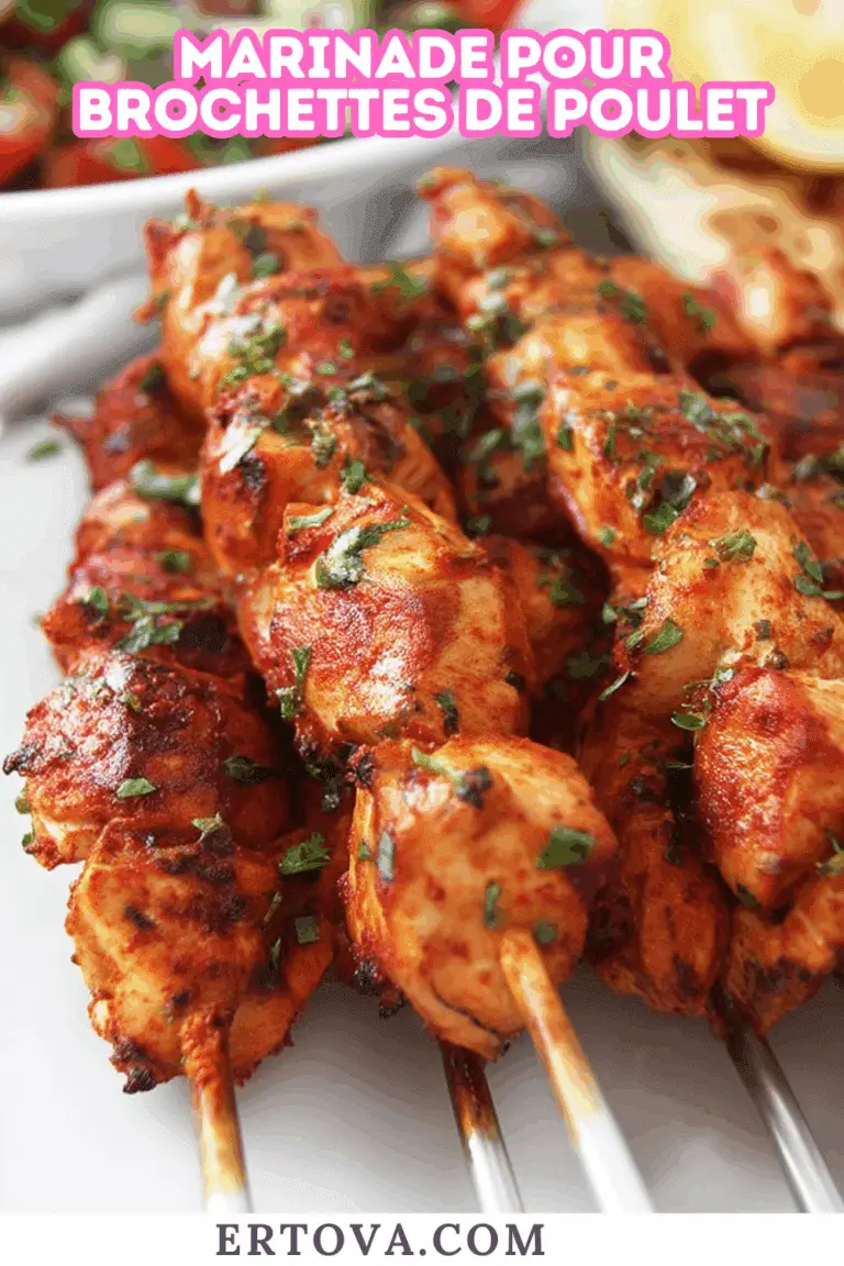Marinade pour Brochettes de Poulet